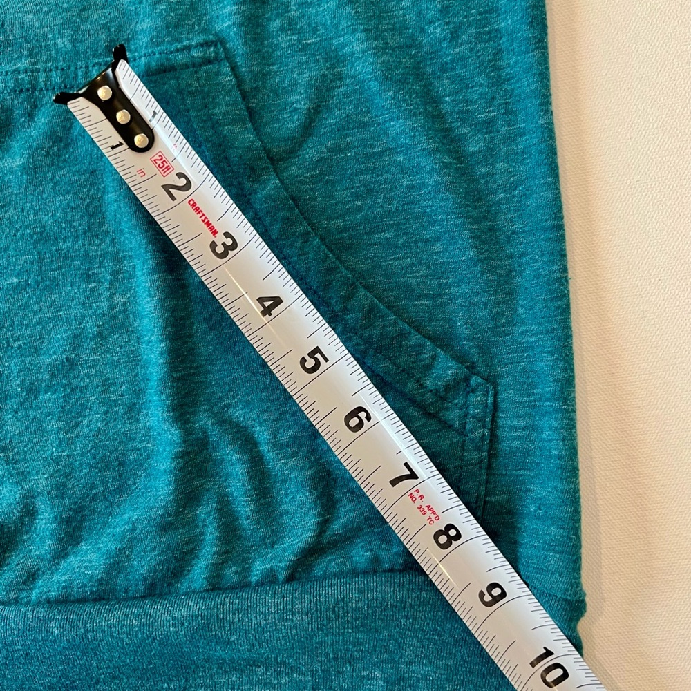 Blue 84 New Orleans Teal NOLA Hoodie Louisiana French Quarter Small Souveniere - Picture 7 of 12
